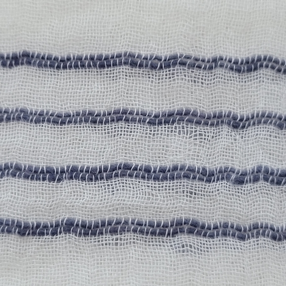 Lightweight Scarf | blue, yellow, white - Picture 3 of 10